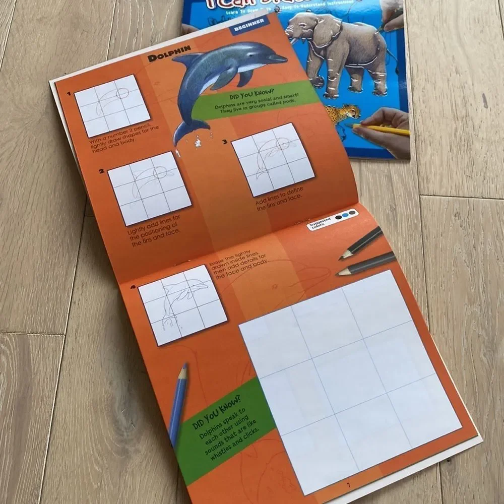 Little Artist Drawing Book Bundle of 5 Draw With Me and Drawing I Can Draw That